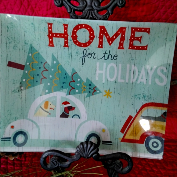 New🎄Prima Designs NY Glass Platter - Picture 3 of 4